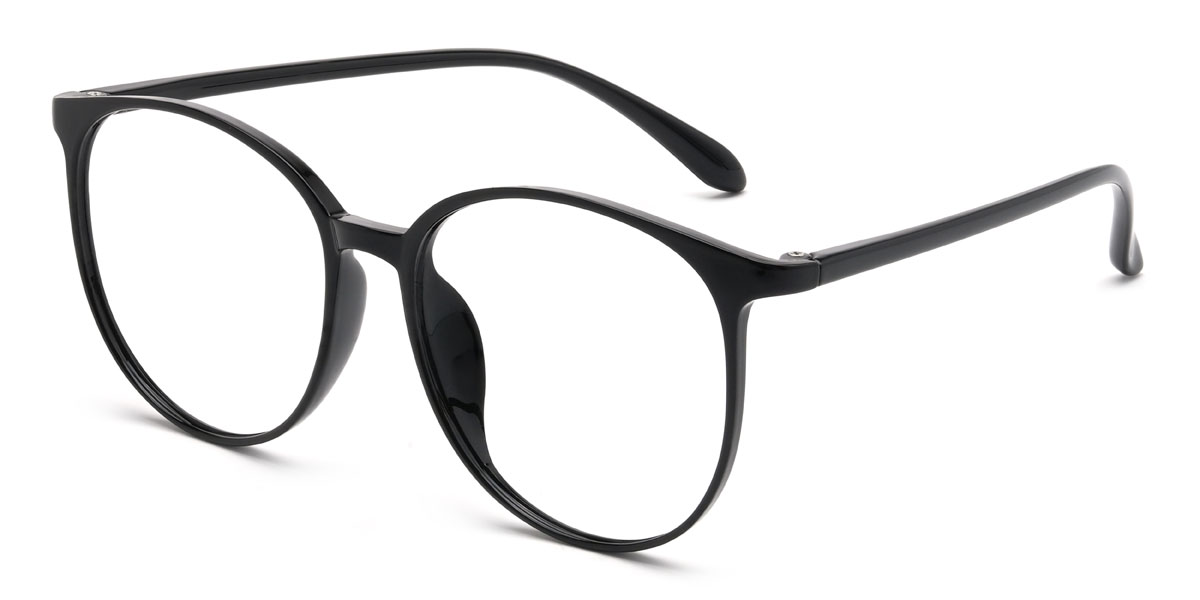 Black Melinda Glasses - Oval Glasses