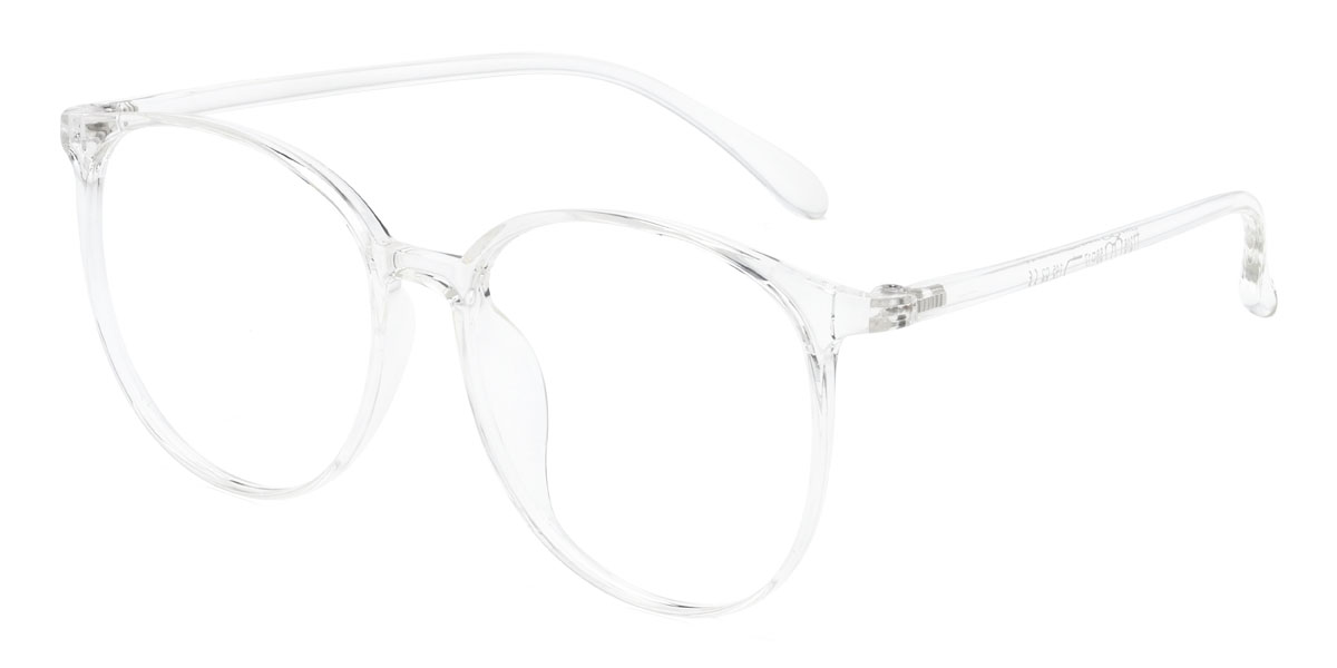 Clear Melinda Glasses - Oval Glasses