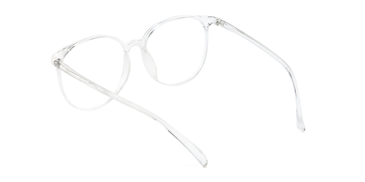 Clear Melinda Glasses - Oval Glasses