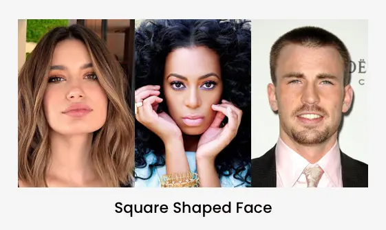 square shaped faces