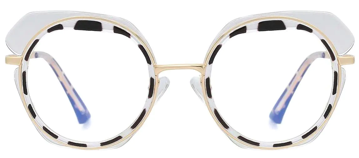 Elara: Round Black-Tortoiseshell Glasses