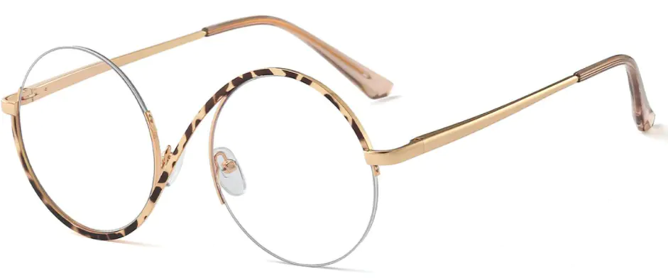 Nevaeh: Round Tortoiseshell Eyeglasses for Women