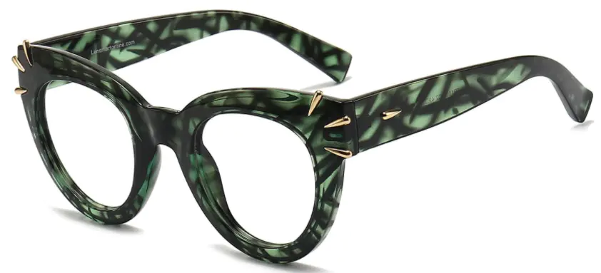 Cat-eye Green-Tortoiseshell Eyeglasses for Women