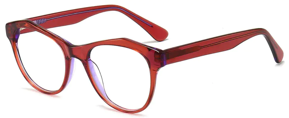 Anala: Cat-eye Red Eyeglasses