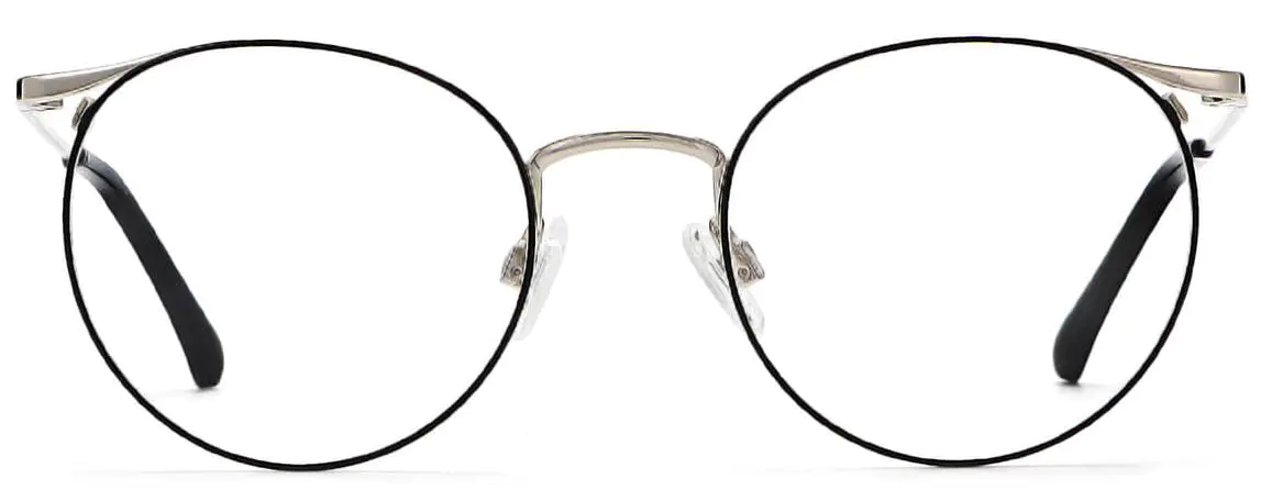 Kaz: Round Black Glasses