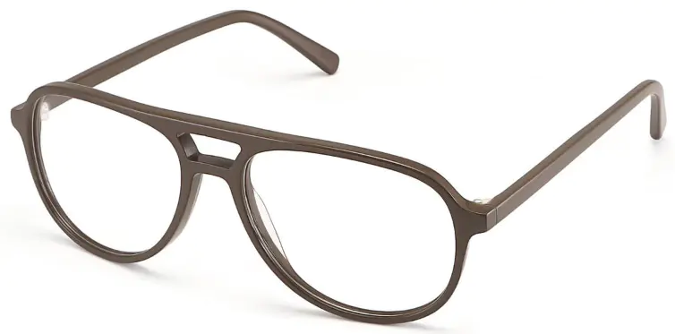 Marshal: Aviator Tortoiseshell/Brown Eyeglasses for Men