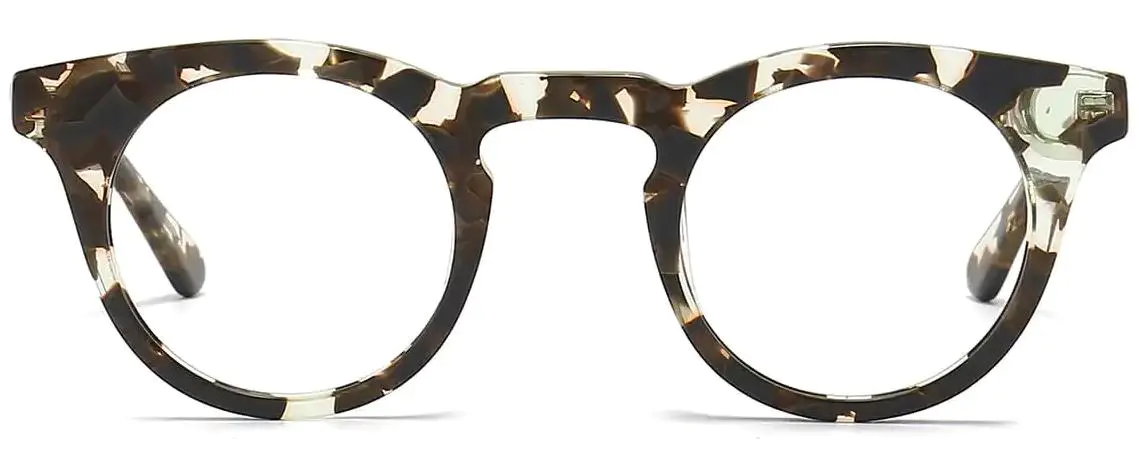 Koko: Round Black/Tortoiseshell Glasses
