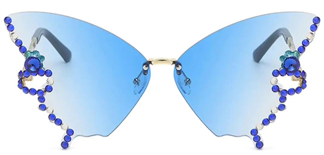 Abby: Gradual-Blue Sunglasses