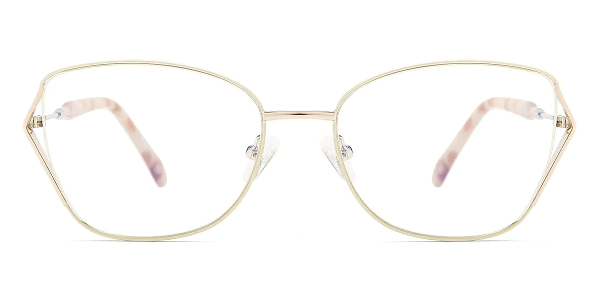 Rectangle White Glasses for Women