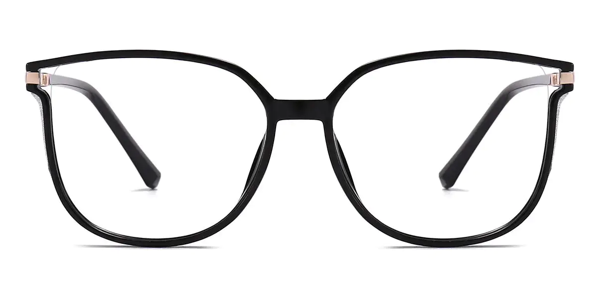 Rectangle Black Glasses for Women