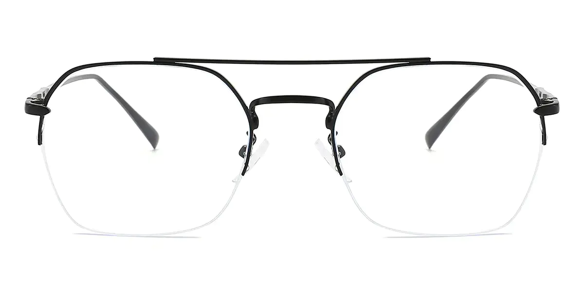 Aviator Black Glasses for Men and Women
