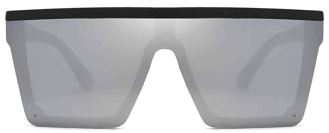 Dafne: Square Black/Grey Sunglasses