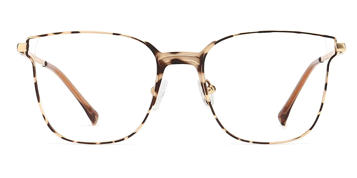 Square Tortoiseshell Glasses for Men and Women