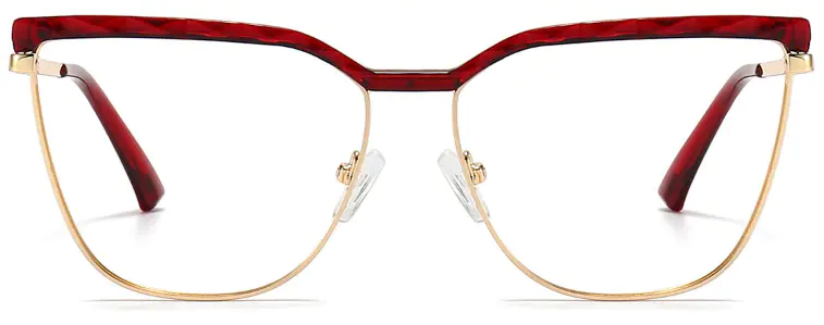 Cat-eye Wine Eyeglasses For Women