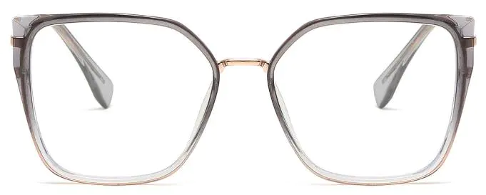 Nors: Square Grey Eyeglasses