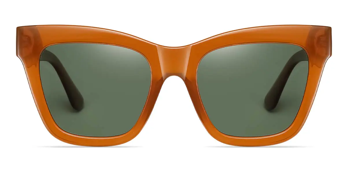 Cat-eye Orange Sunglasses for Men and Women