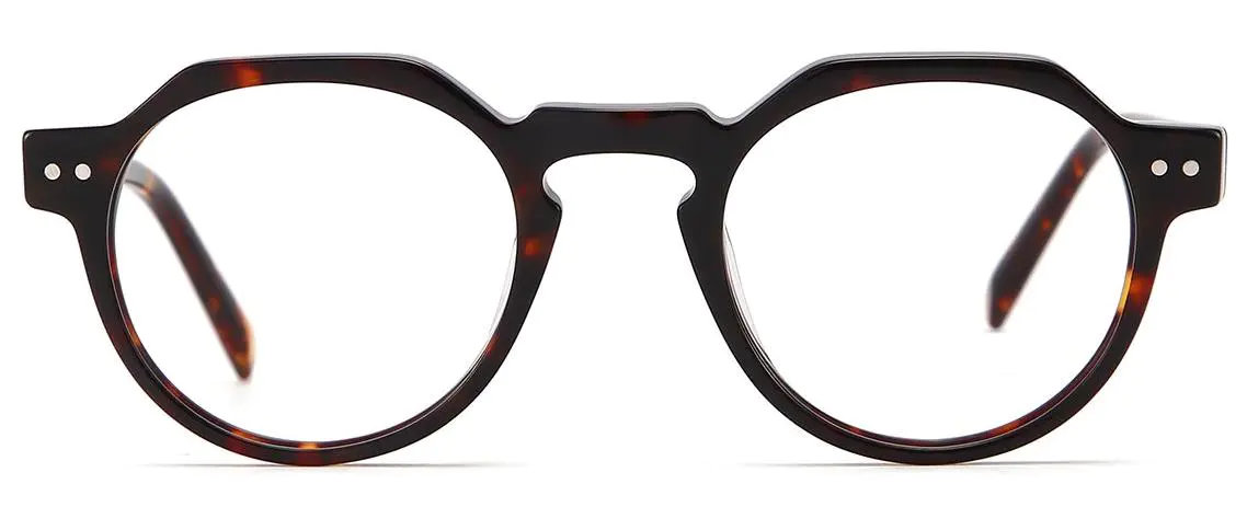 Ryan: Oval Tortoiseshell Glasses