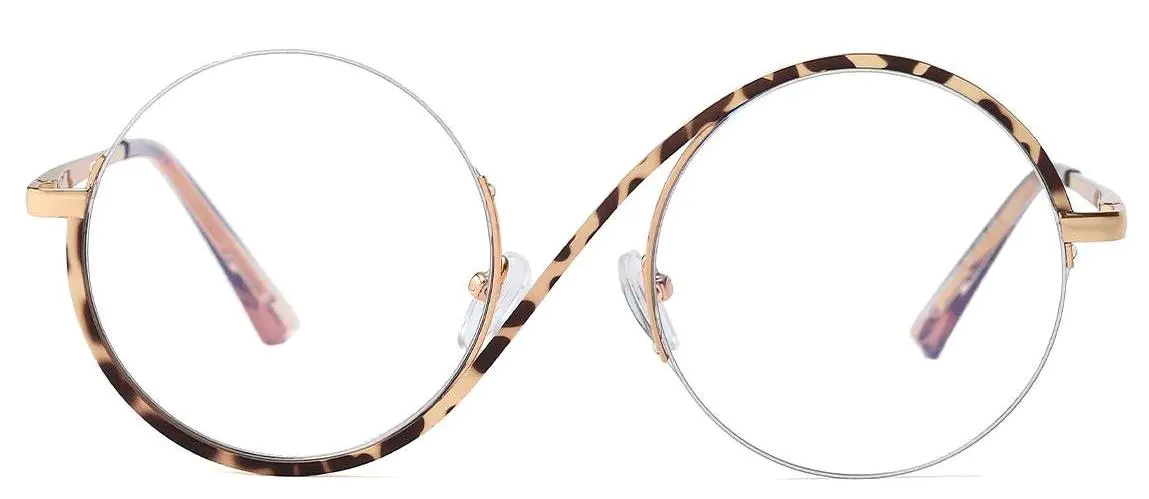 Nevaeh: Round Tortoiseshell Glasses