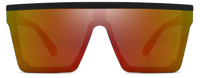Square Black/Brown Sunglasses for Men