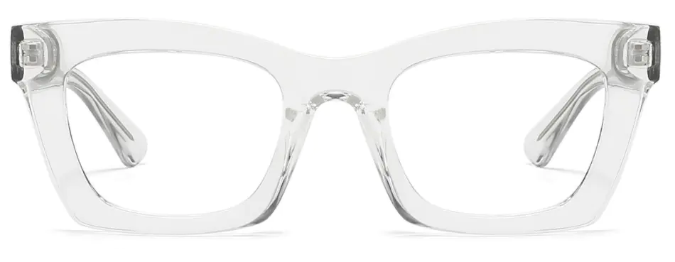 Rectangle Transparent Eyeglasses for Women