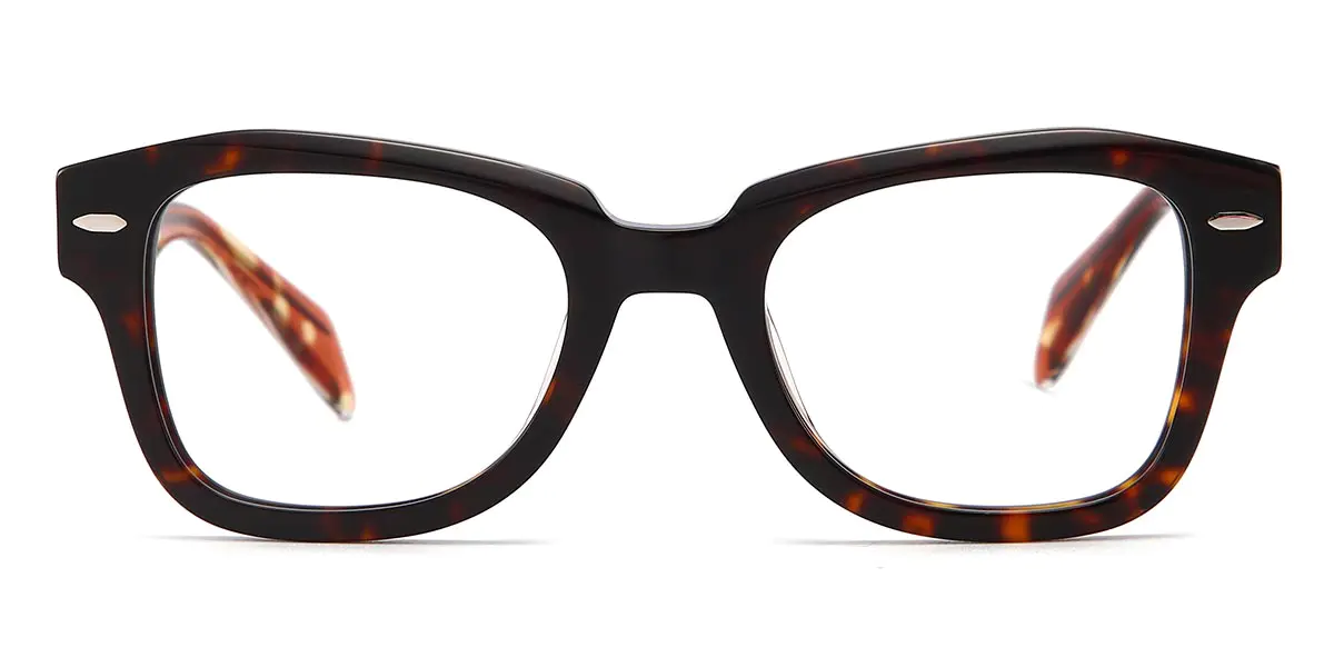 Rectangle Tortoiseshell Glasses for Men and Women