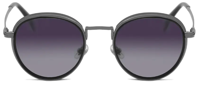 Everie: Oval Grey/Gradual-Grey Sunglasses for Women and Men