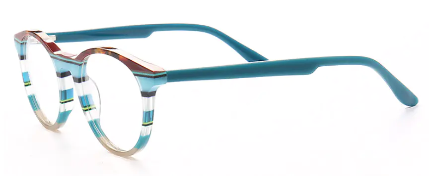 Round Cyan Glasses - Designer Glasses
