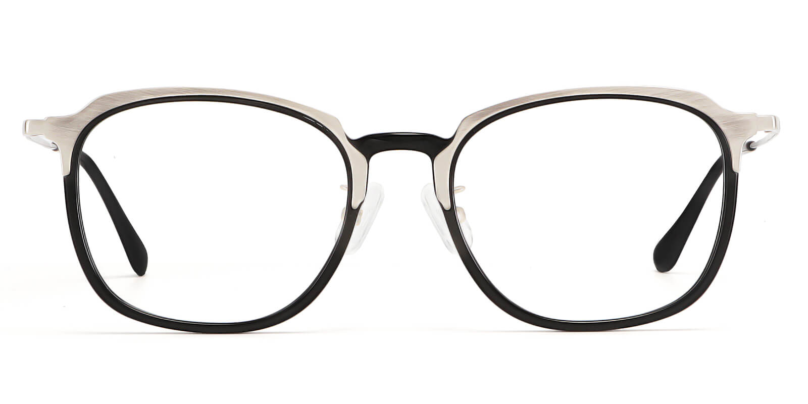 Black - Square Glasses - Aurora