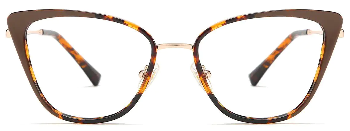 Harlotte: Cat-eye Ash/Brown-Tortoiseshell Glasses