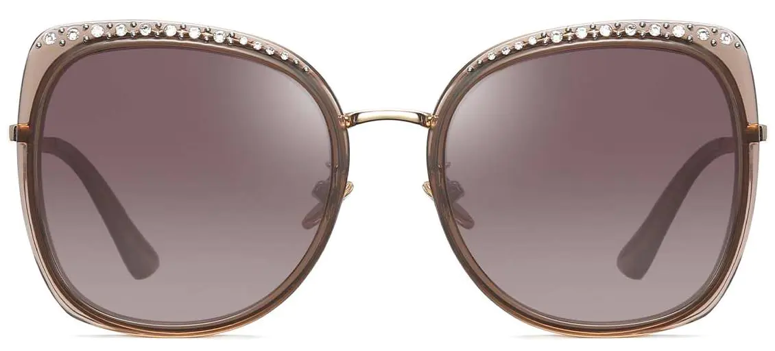 Nale: Oval Brown Sunglasses