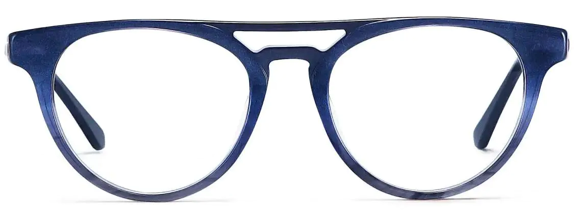 Hyatt: Aviator Blue Glasses