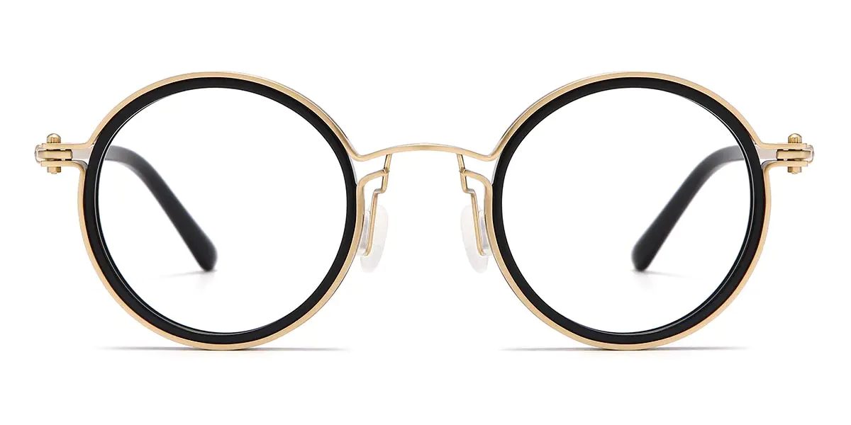 Round Gold Glasses for Women