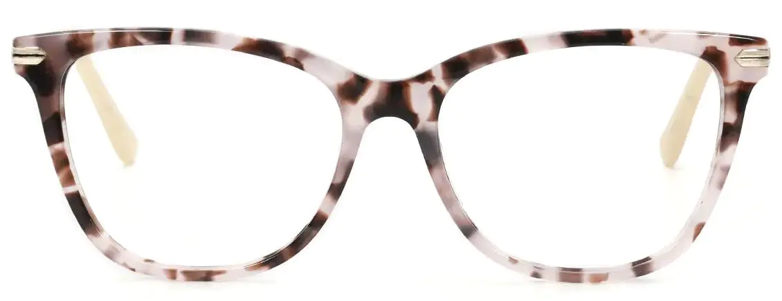 Anaya: Square Ivory/Tortoiseshell Glasses