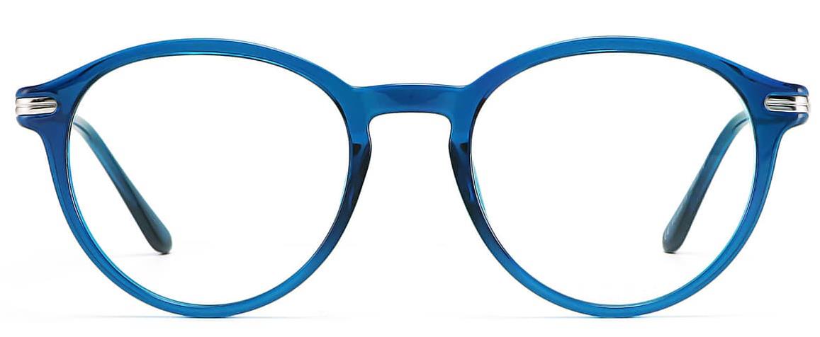 Oscar: Oval Blue Glasses