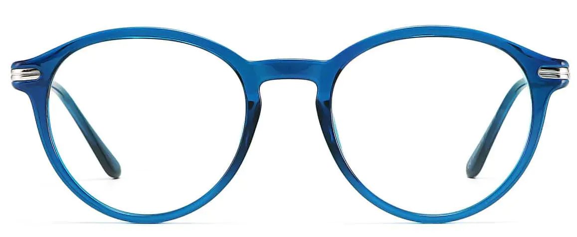 Oscar: Oval Blue Glasses