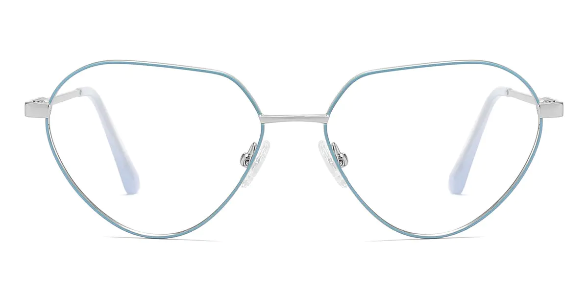 Oval Light/Blue Glasses for Women