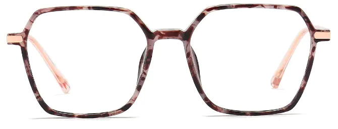 Jelsy: Square Tortoiseshell Eyeglasses for Men and Women