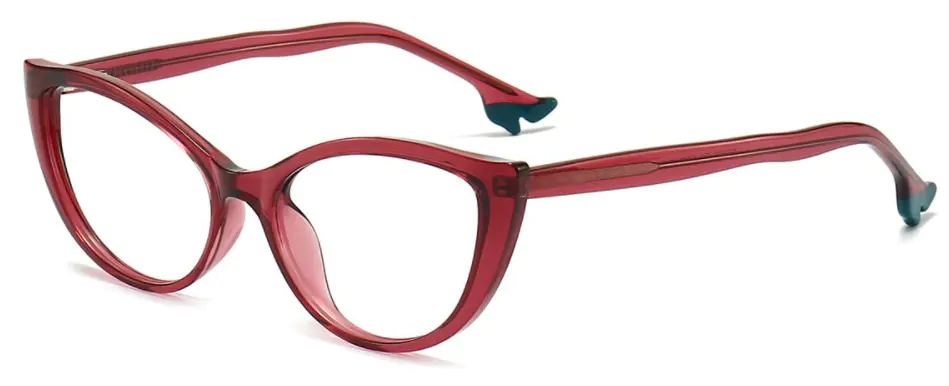 Pola: Cat-eye Purple-Pink-Tortoiseshell Eyeglasses