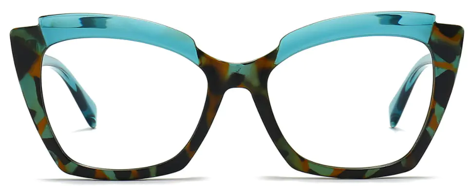 Cat-eye Green/Tortoiseshell Eyeglasses for Women