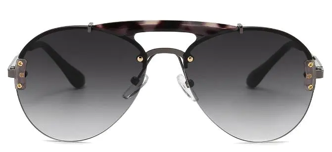 Burns: Aviator Black Sunglasses