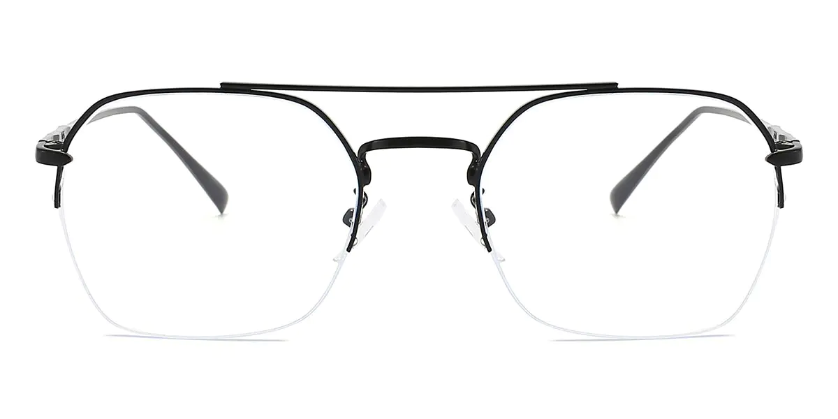 Aviator Black Glasses for Men and Women