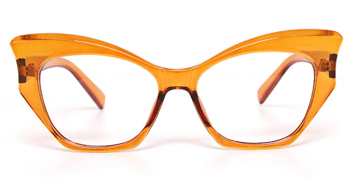 Orange Magnet - Cat Eye Glasses