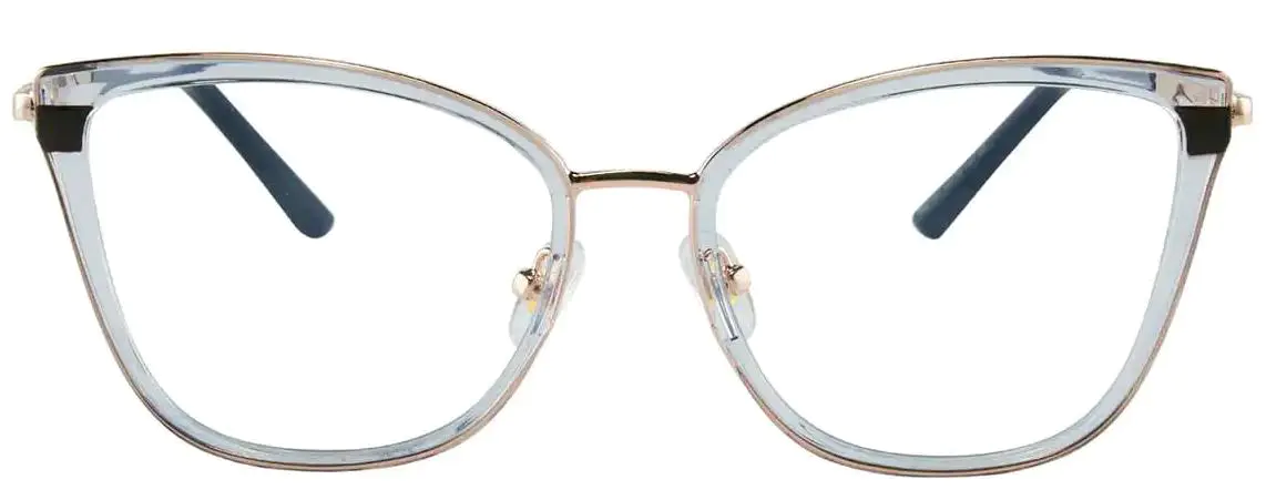 Euphraxia: Cat-eye Clear Glasses