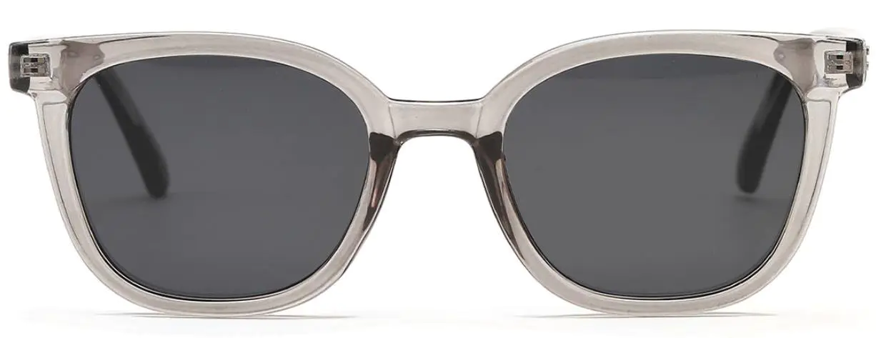 Jaxon: Oval Transparent-Grey/Grey Sunglasses