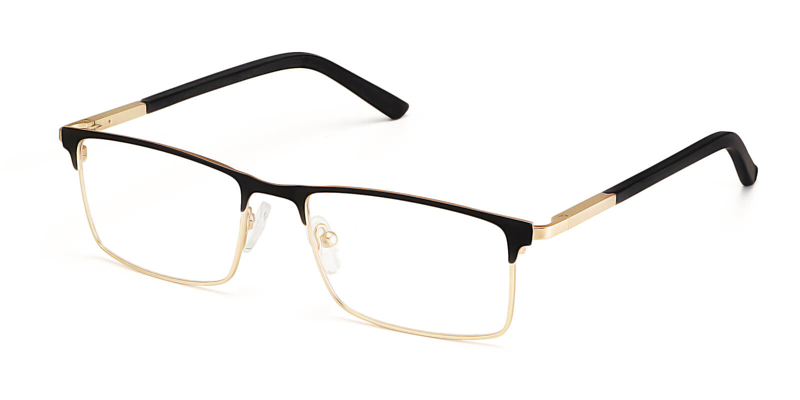 Spectrum Rectangle Black Eyeglasses For Men Lensmart Online