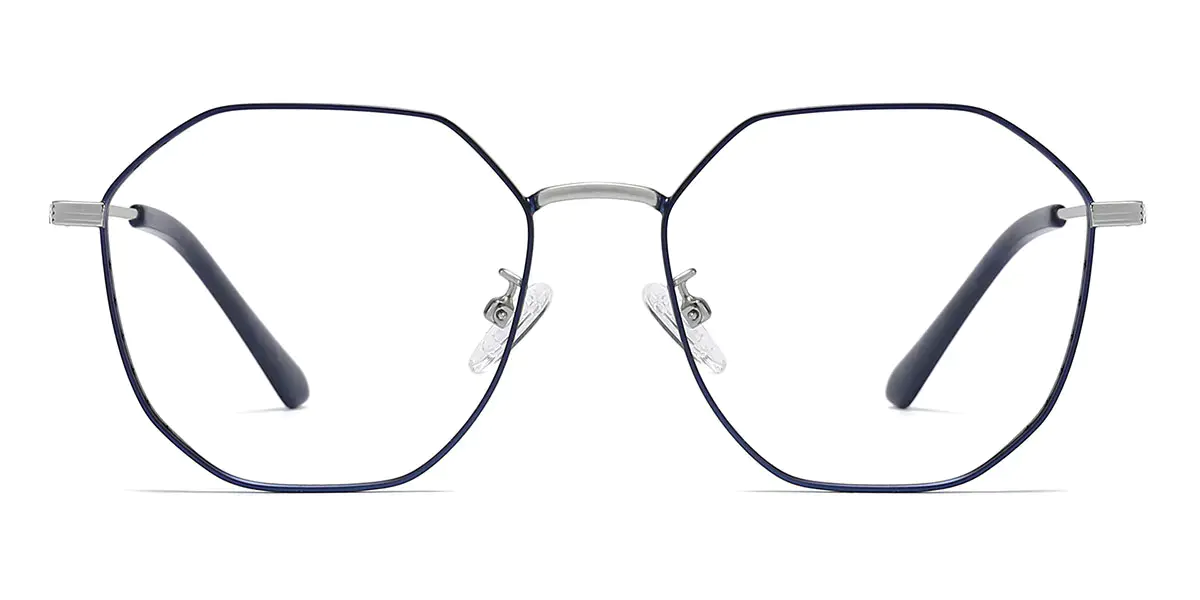 Oval Navy-Blue Glasses for Women