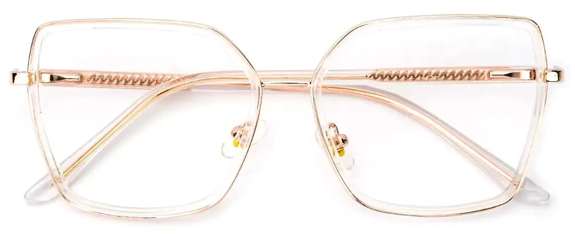 Minda: Square Transparent Glasses