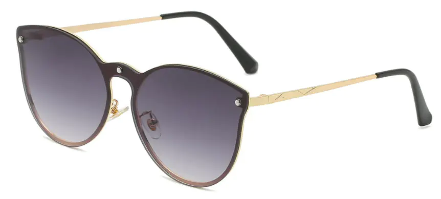 Cat-eye Grey Sunglasses For Women