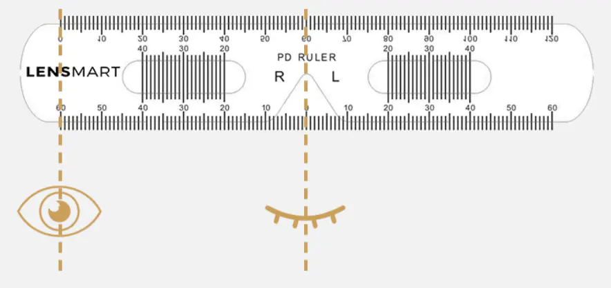 Step 2 of measuring PD