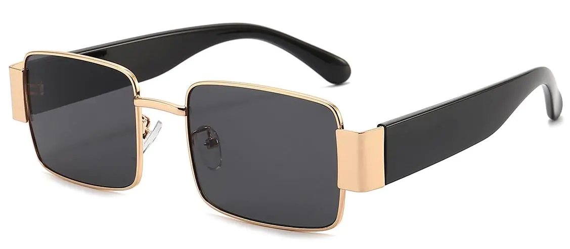 Ayza: Square Black Sunglasses